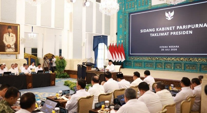 Posisi Duduk Gibran di Sidang Kabinet Jadi Sorotan Netizen, Istana Buka Suara